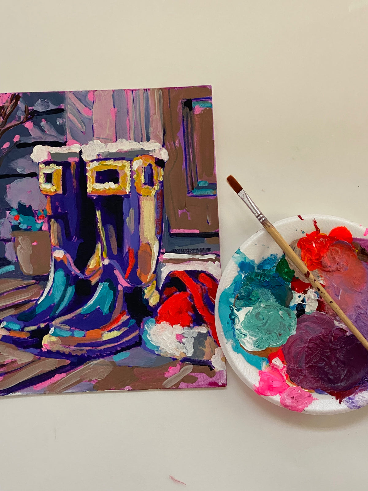 How to Paint: Santa's – paintingpaige