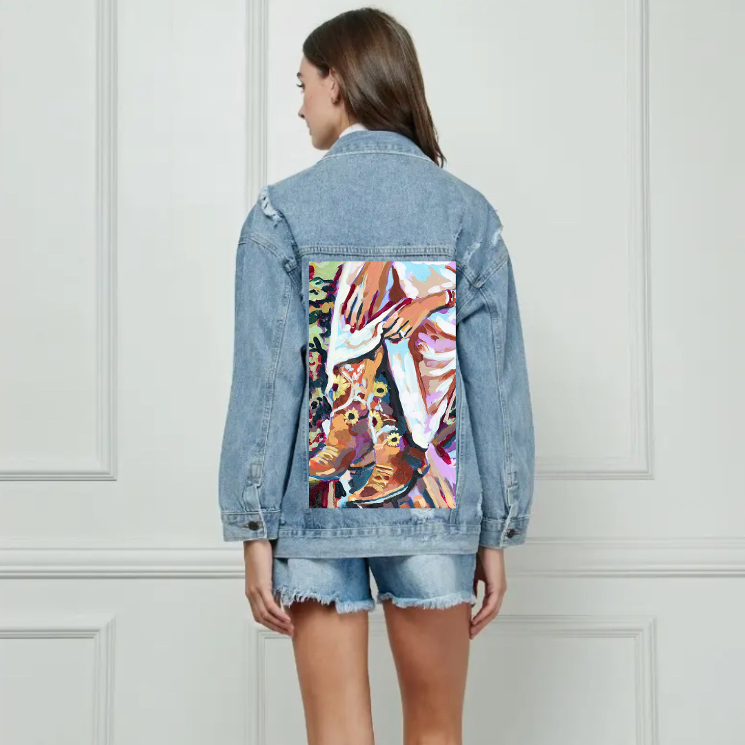 Sunset Cowgirl Jean Jacket