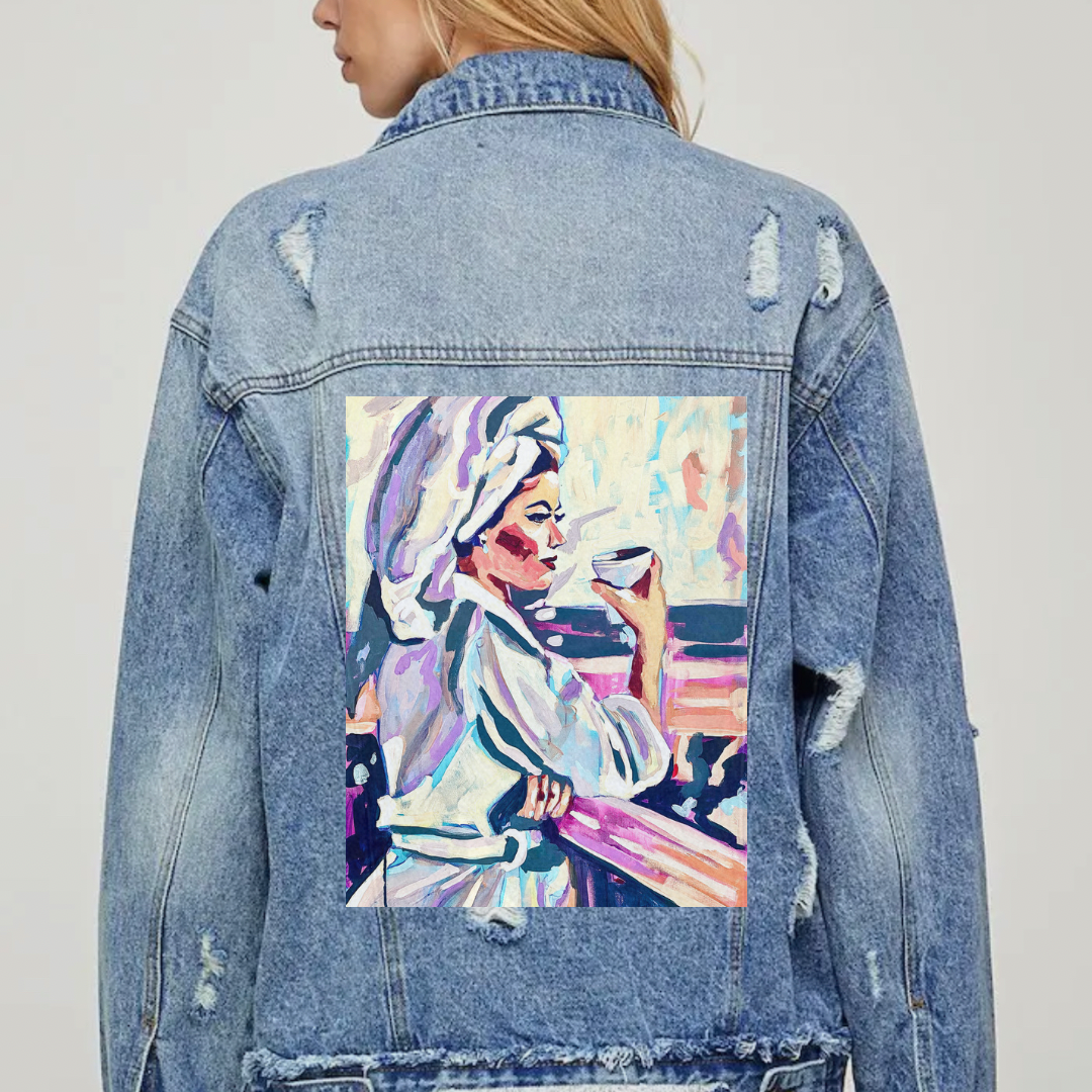 Coffee Girl Jean Jacket